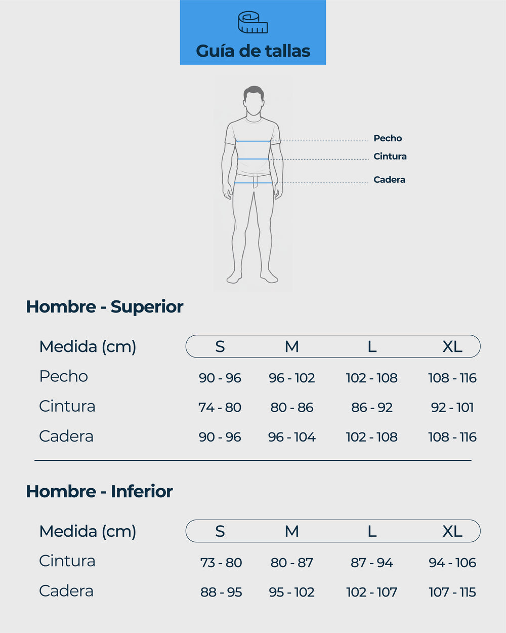 Size chart image
